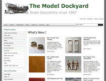 Tablet Screenshot of model-dockyard.com